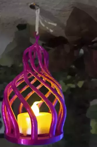 Bird Cage Lantern Free 3D print model