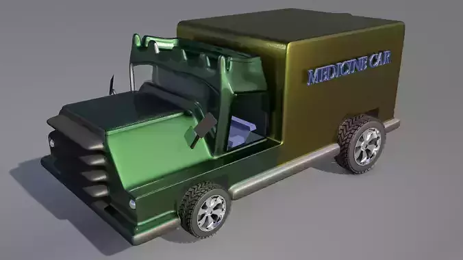 Box van truck 3d game