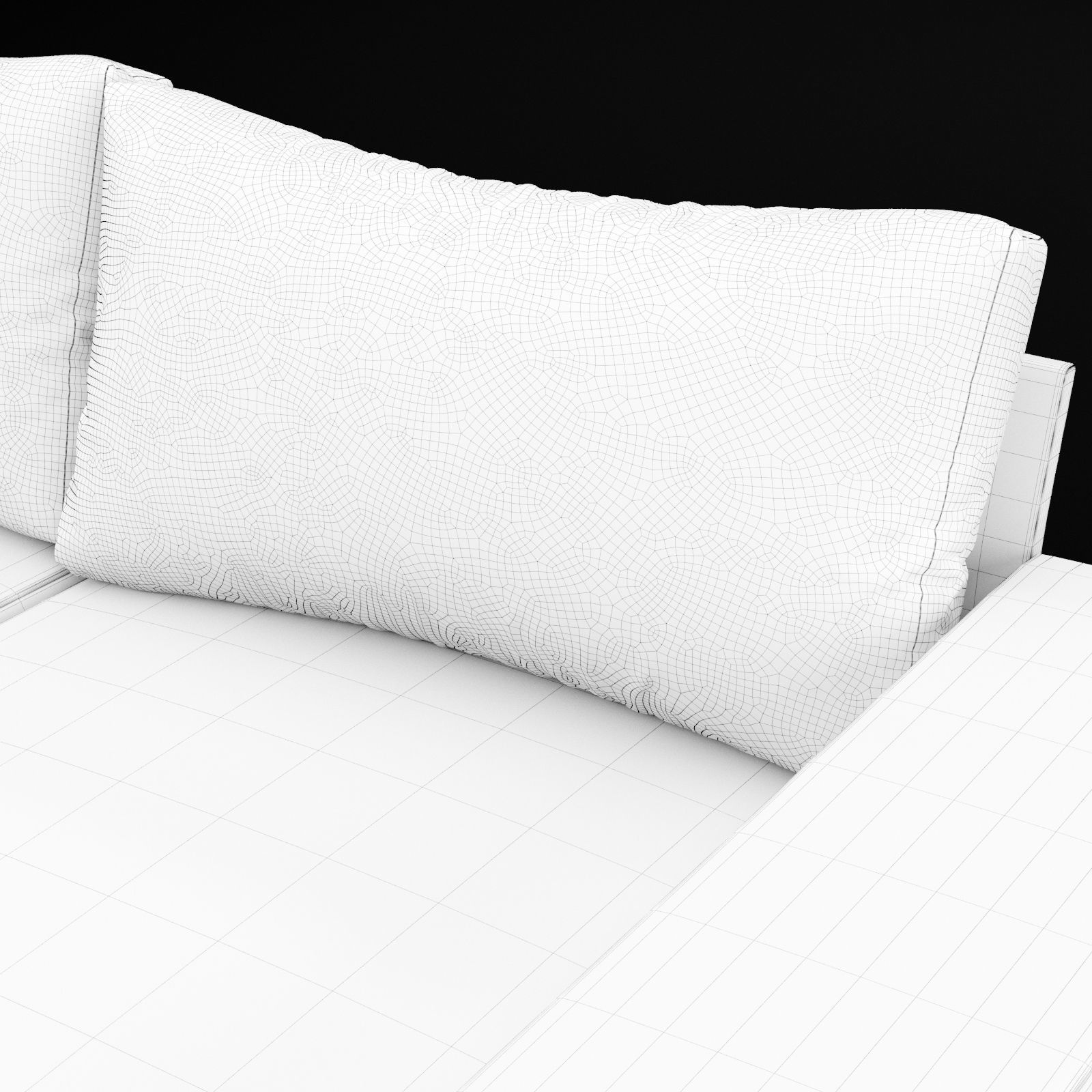 Sofa piu double 180 and cara 620 cofe table BT design 3D model_17