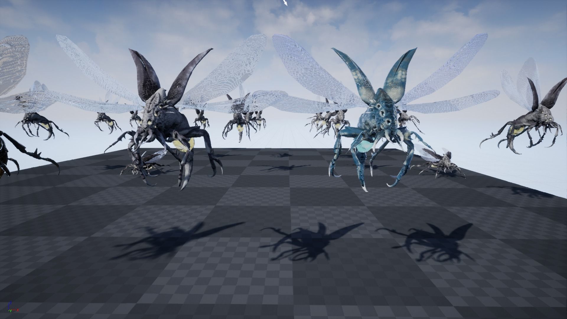 Flying Beetle6 Low-poly 3D model_6