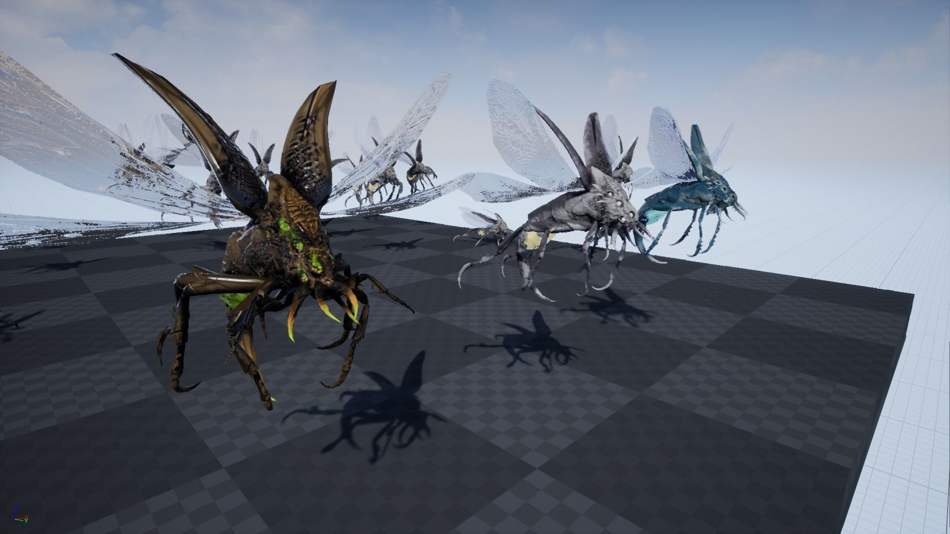 Flying Beetle6 Low-poly 3D model_5