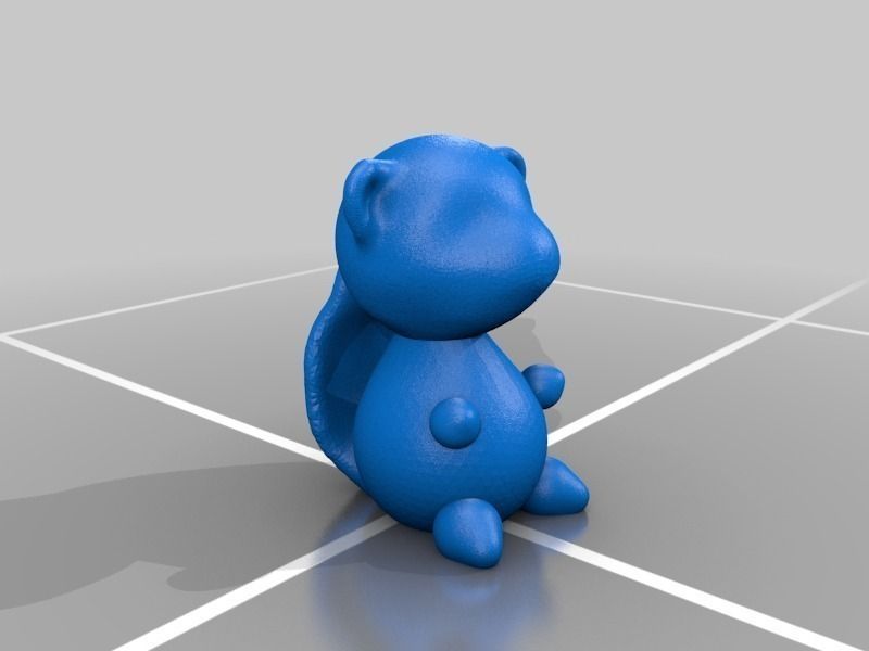 Forest Friends Squirrel Chipmunk Skunk Free 3D print model_2