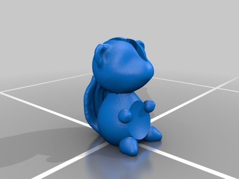 Forest Friends Squirrel Chipmunk Skunk Free 3D print model_3