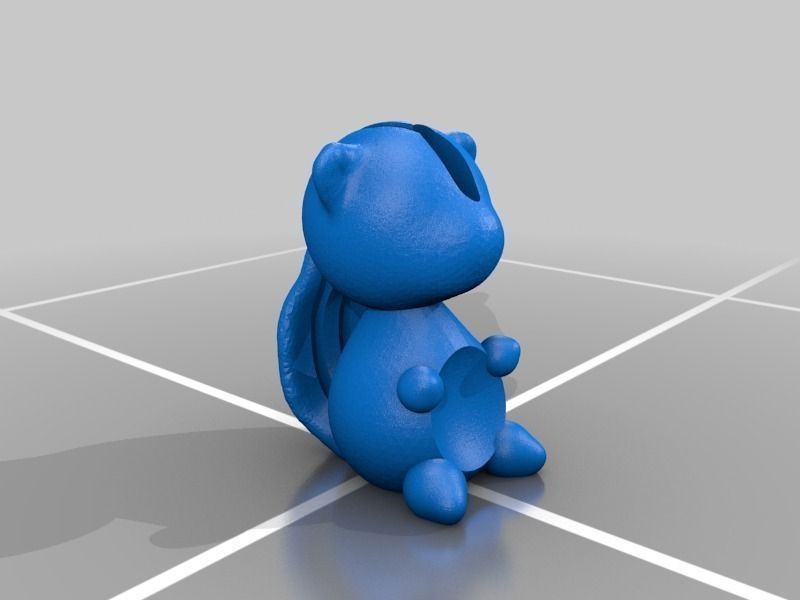 Forest Friends Squirrel Chipmunk Skunk Free 3D print model_6