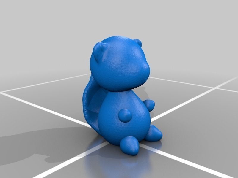 Forest Friends Squirrel Chipmunk Skunk Free 3D print model_8