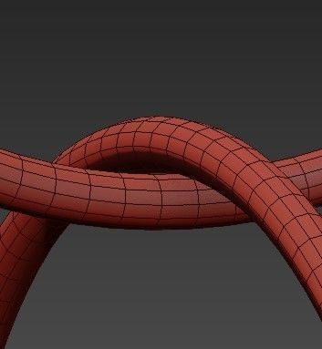 This Vertical Pendant Light Is Made Using Brass Rings 3D model_3