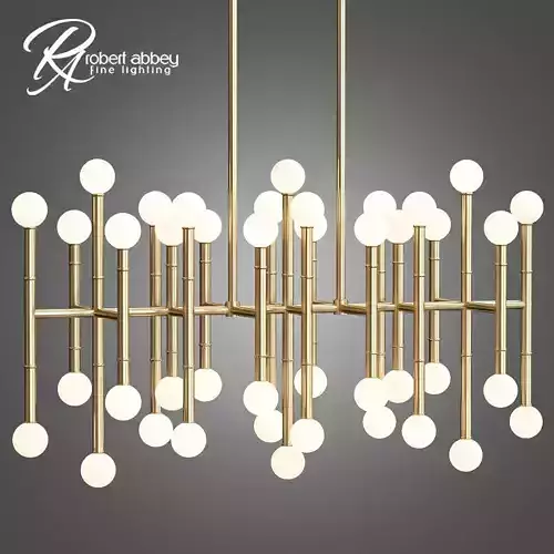 Meurice Rectangle Chandelier 3D model