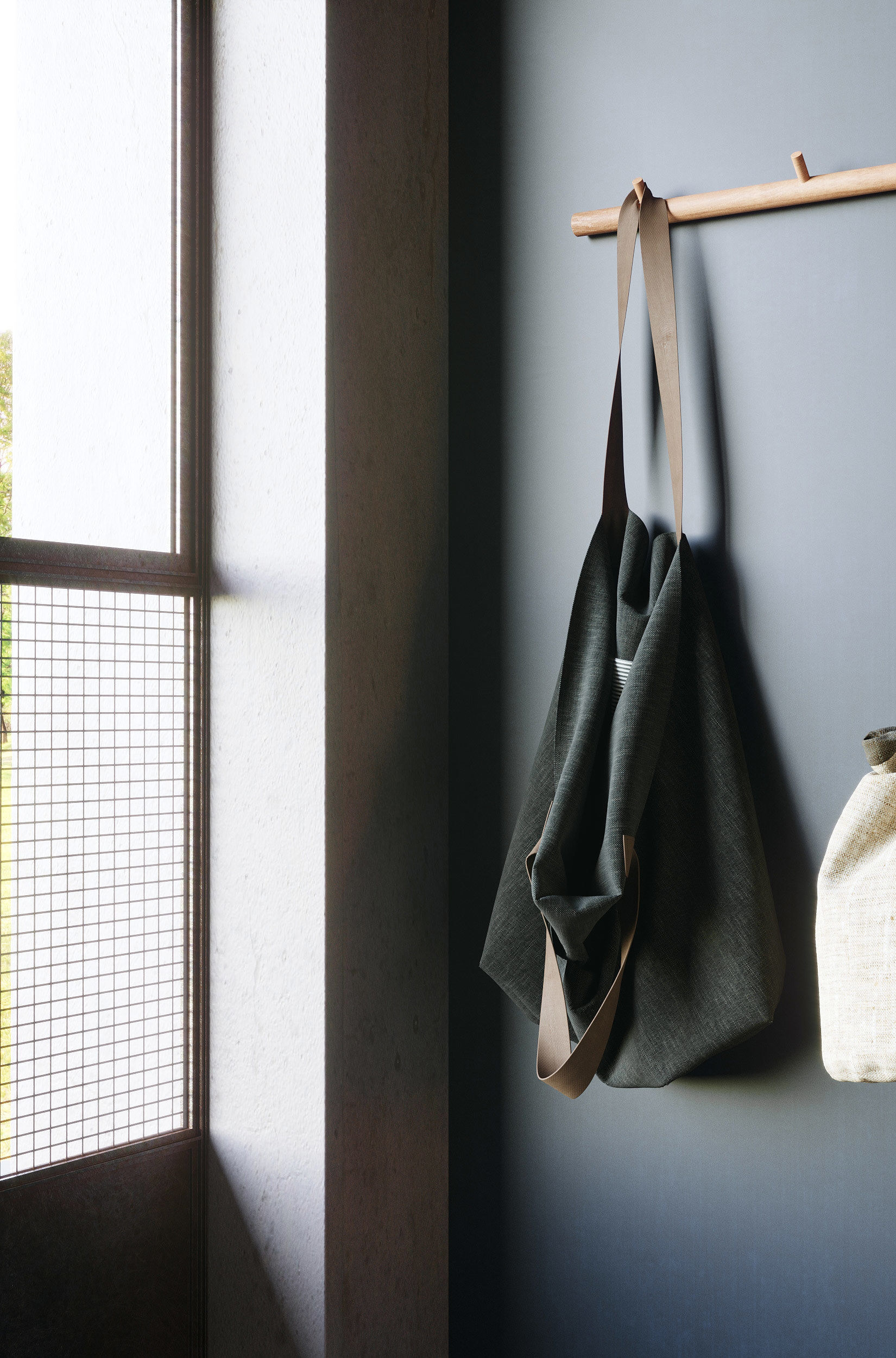 Cozy Bedroom interior scene 3D model_8