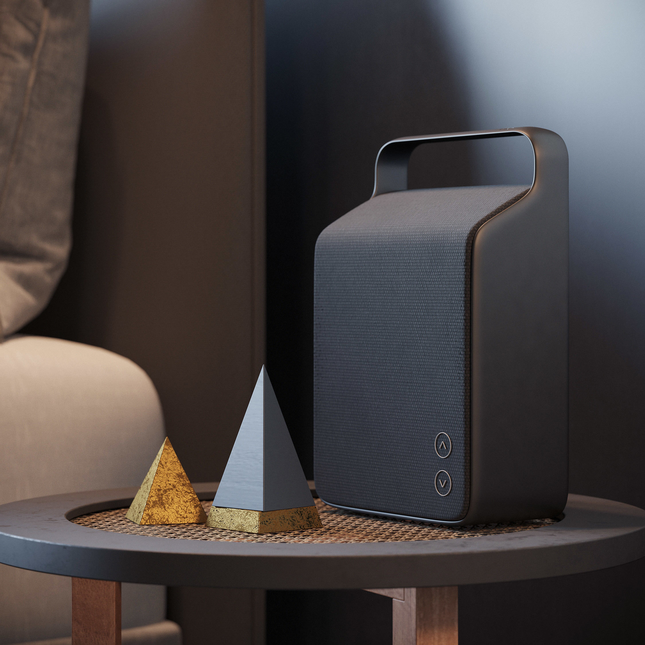 Cozy Bedroom interior scene 3D model_5