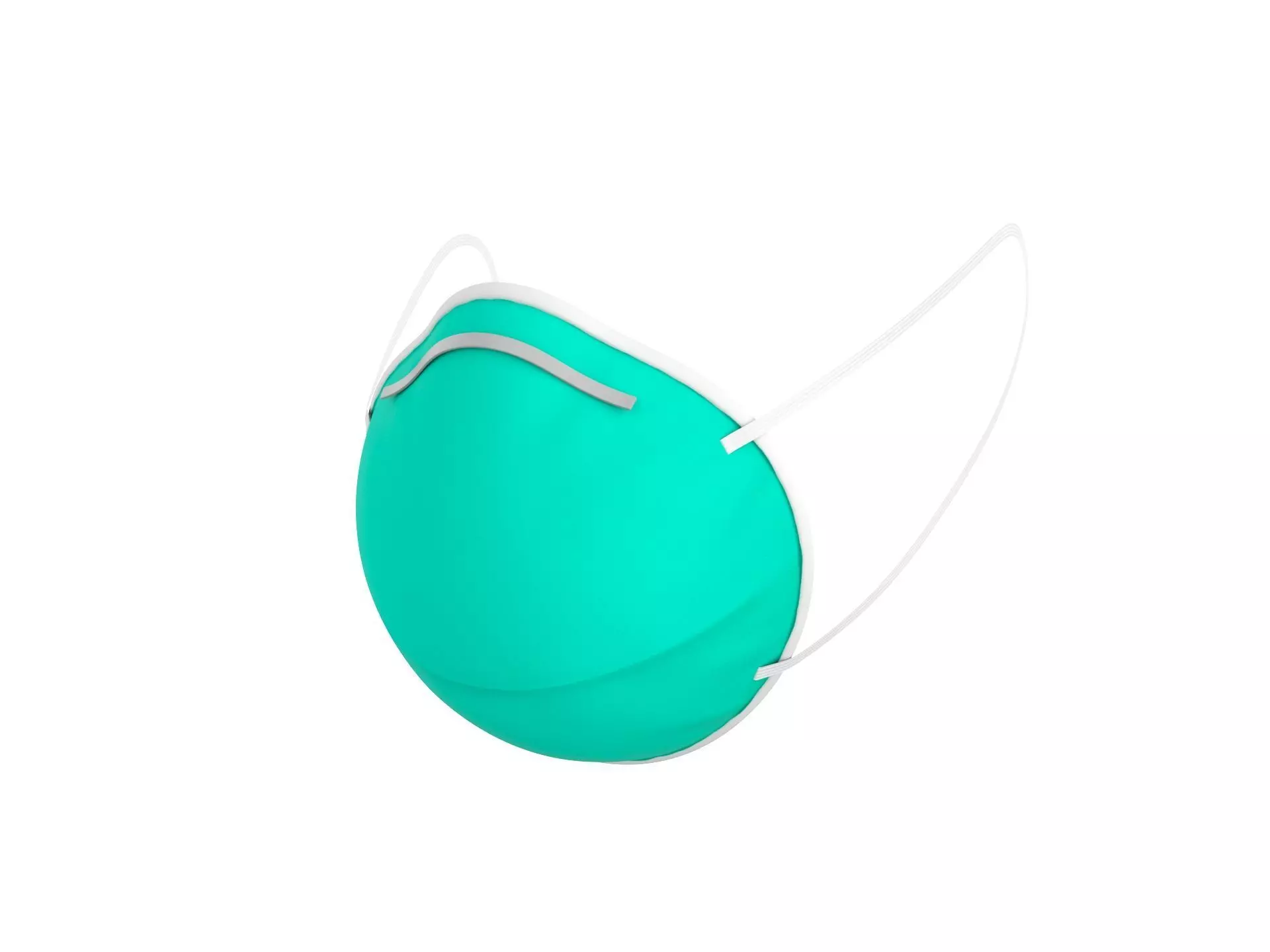 3M Surgical Mask 3D model