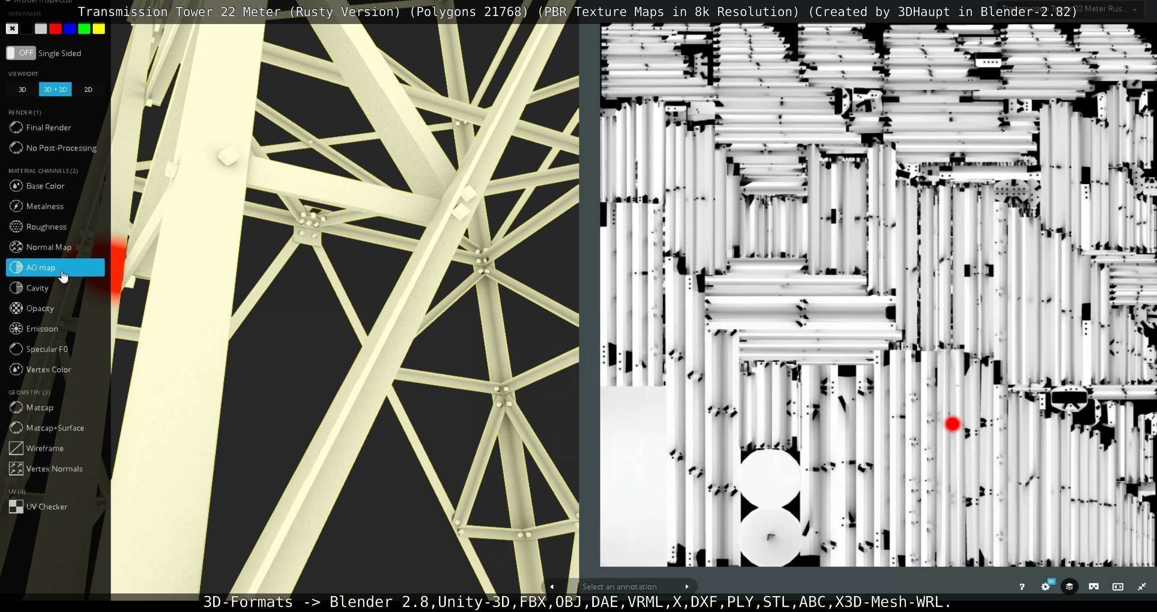 Rusty Transmission Tower Package 3D Model Collection_40