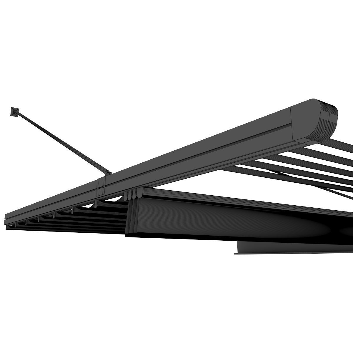 Motorized Pergola 1 worn 3 3D model_13