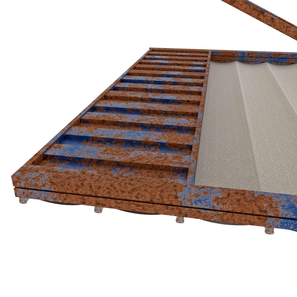 Motorized Pergola 1 worn 3 3D model_32