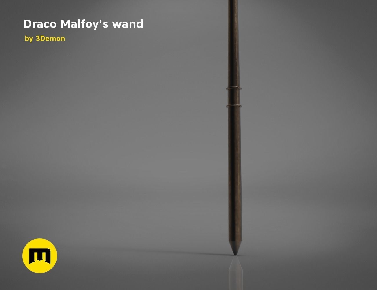 Wand of Draco Malfoy 3D print model_1