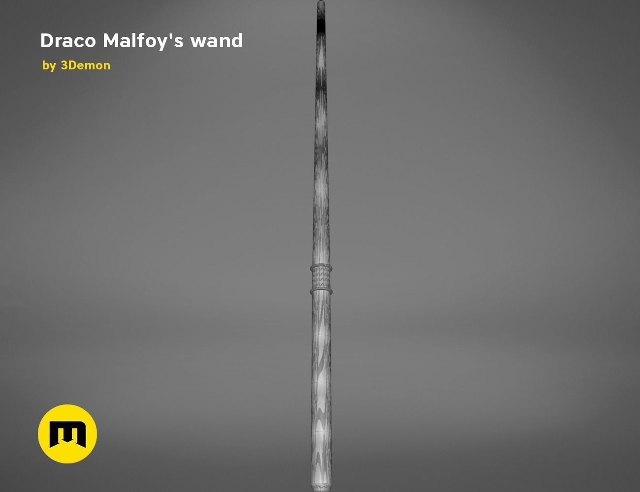 Wand of Draco Malfoy 3D print model_16