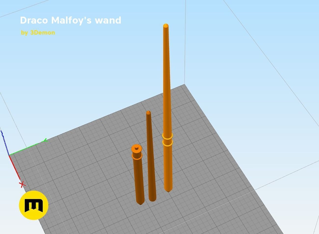 Wand of Draco Malfoy 3D print model_6