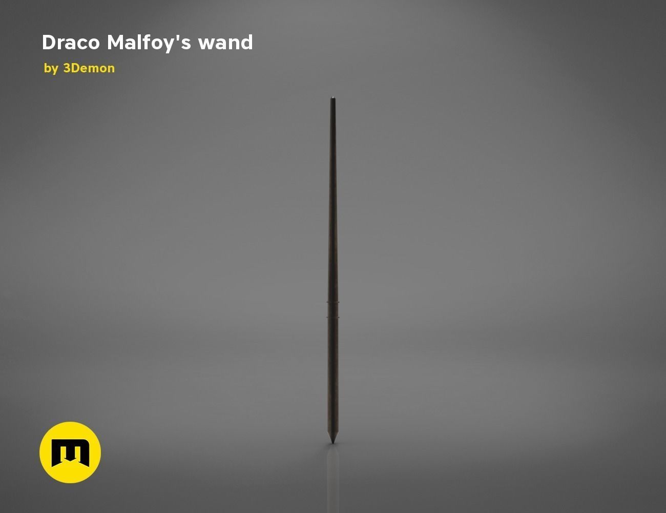 Wand of Draco Malfoy 3D print model_2