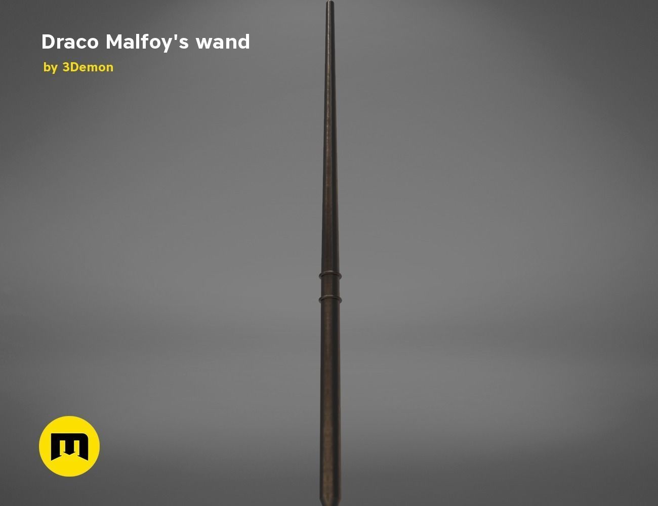 Wand of Draco Malfoy 3D print model_3