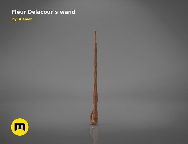 Wand of Fleur Isabelle Delacour 3D print model