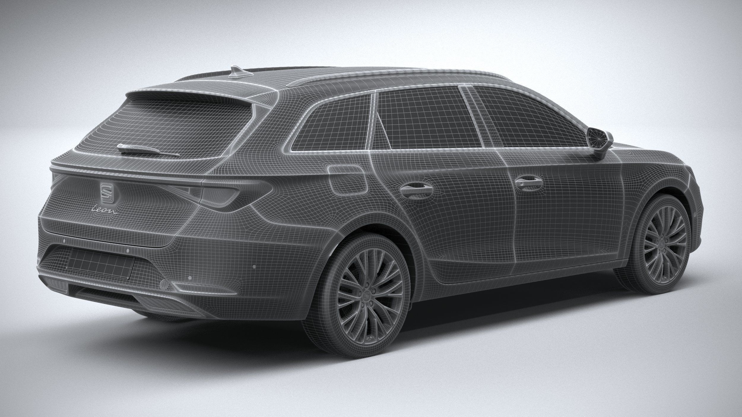 Seat Leon Sportstourer 2020 3D model_27