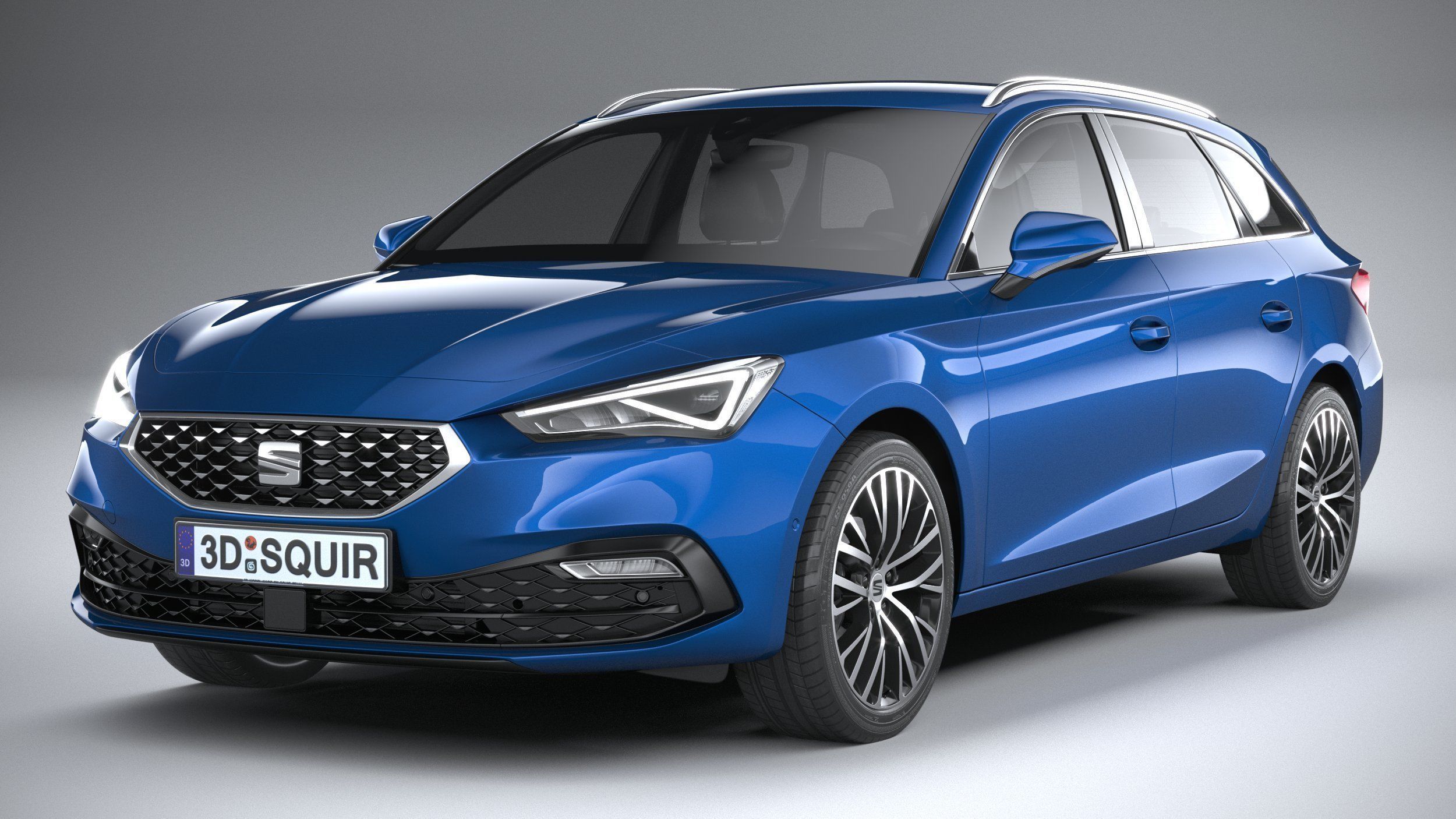 Seat Leon Sportstourer 2020 3D model_2