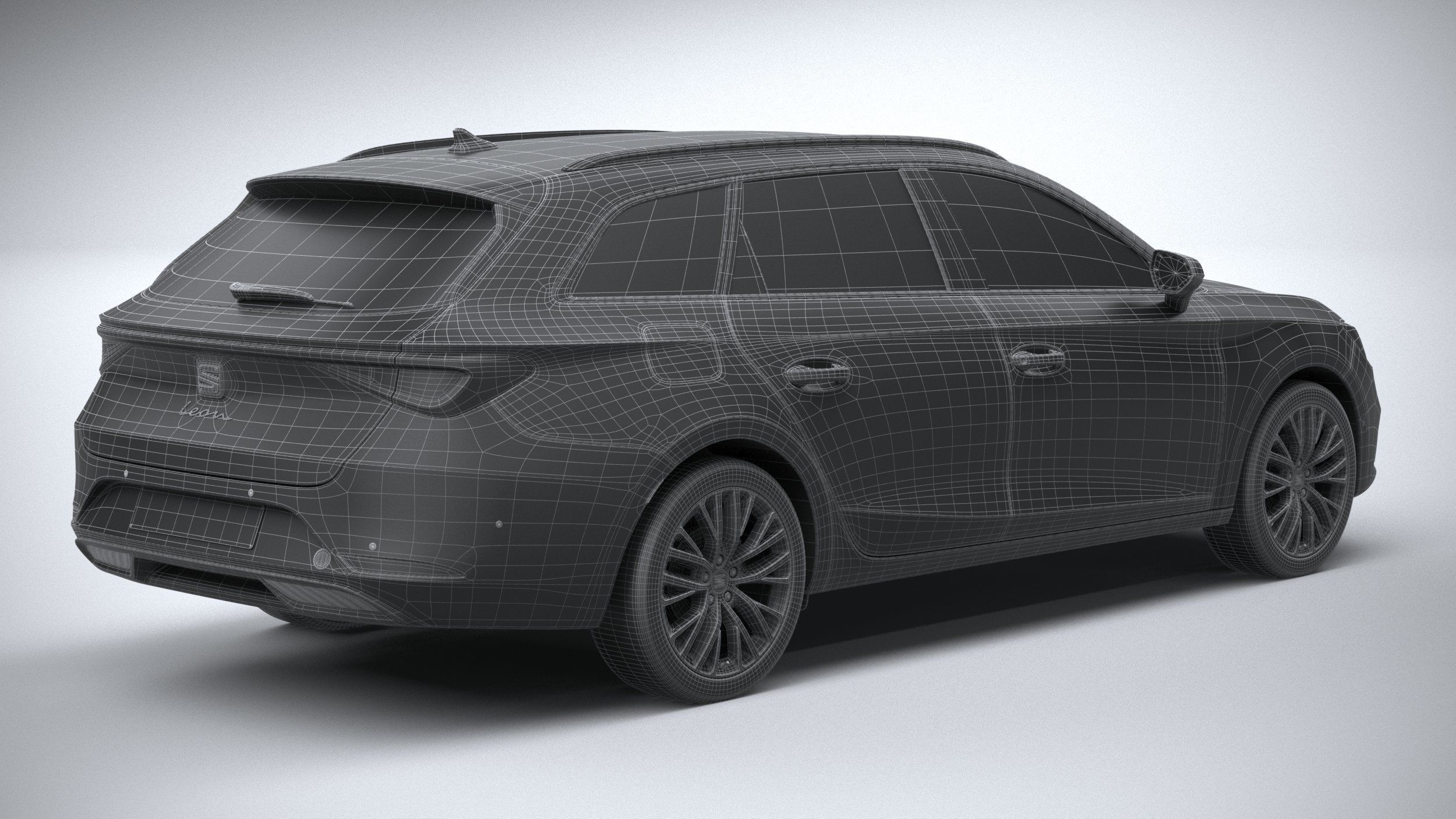 Seat Leon Sportstourer 2020 3D model_29