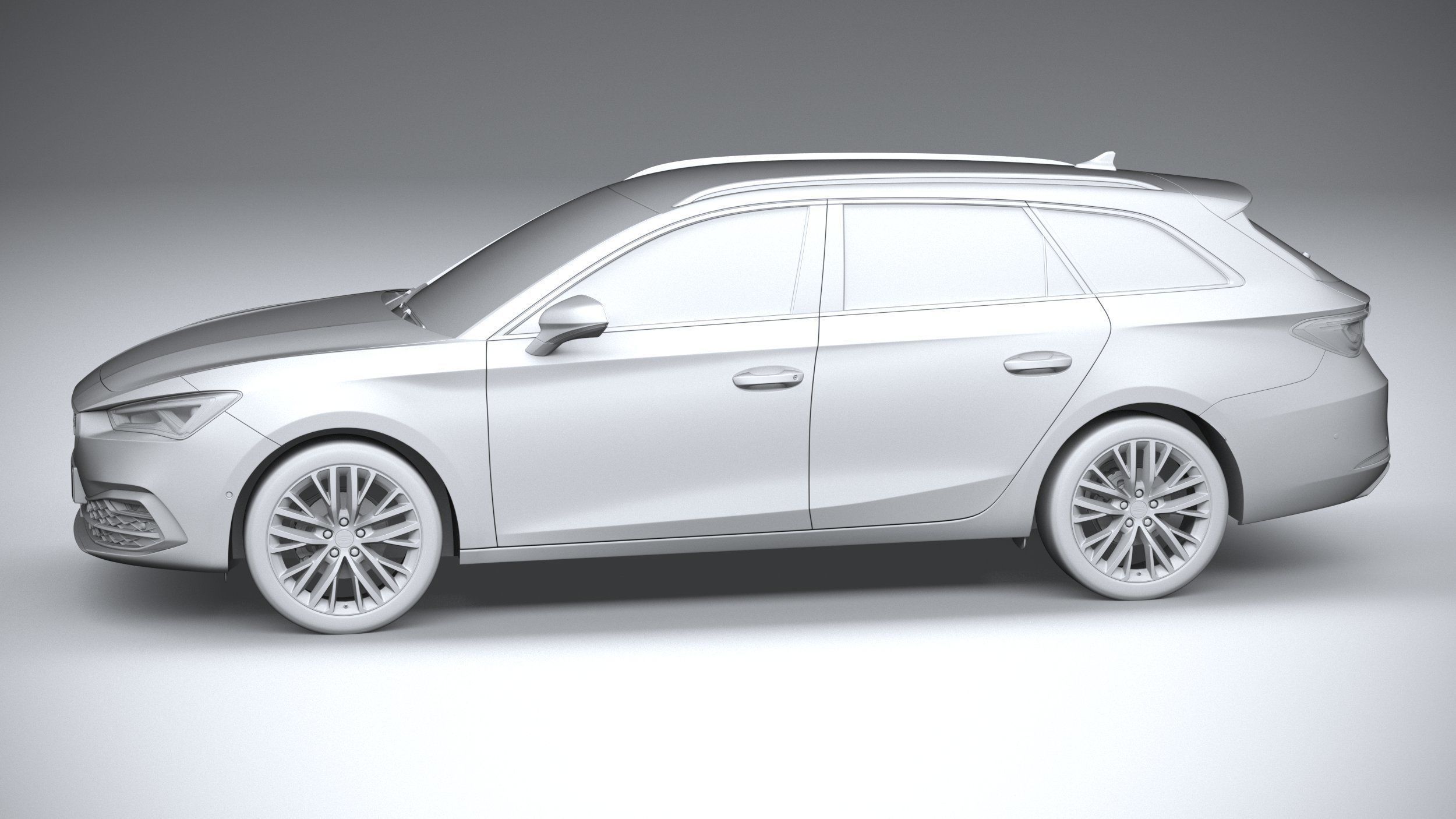 Seat Leon Sportstourer 2020 3D model_22