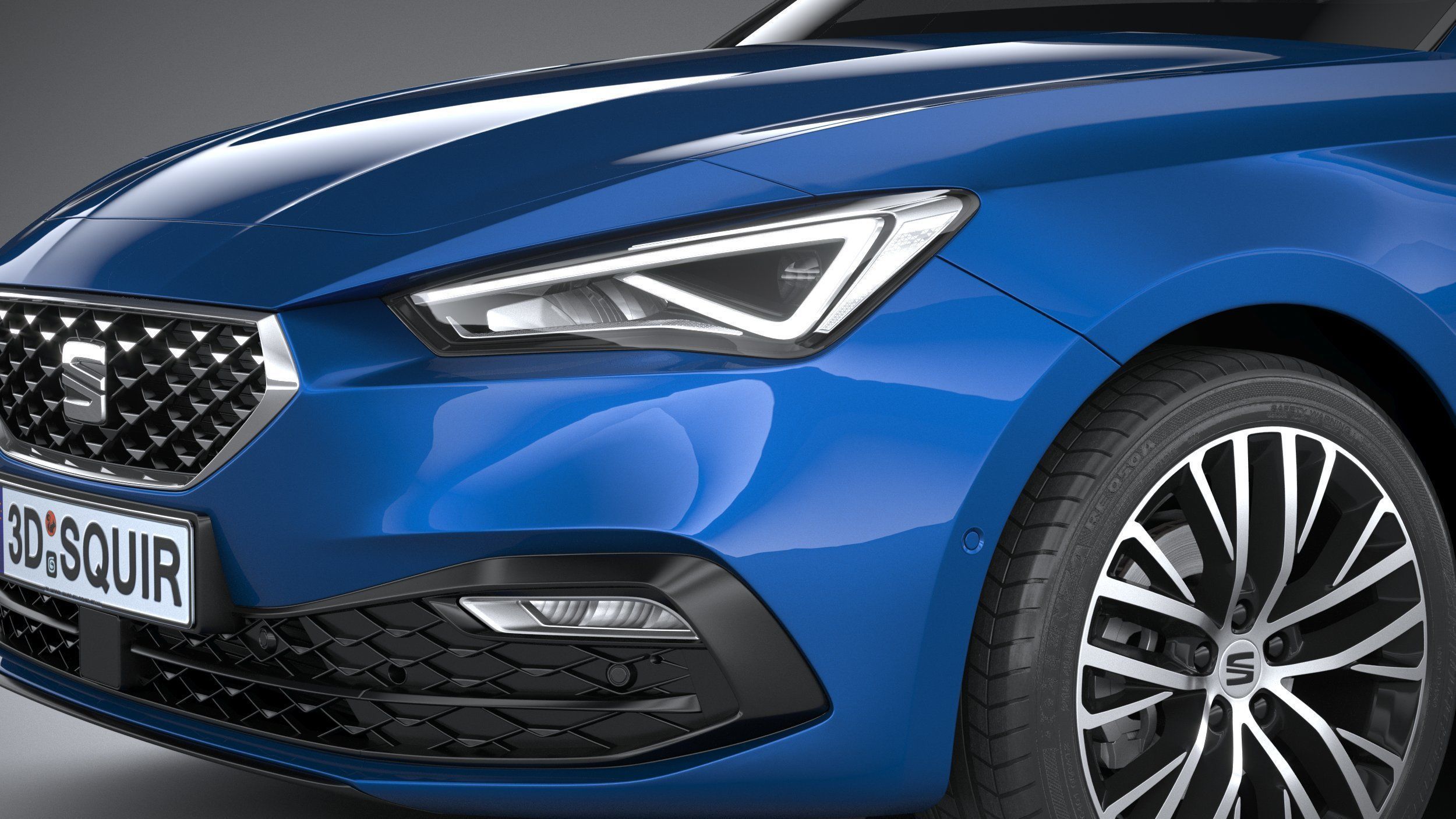 Seat Leon Sportstourer 2020 3D model_3