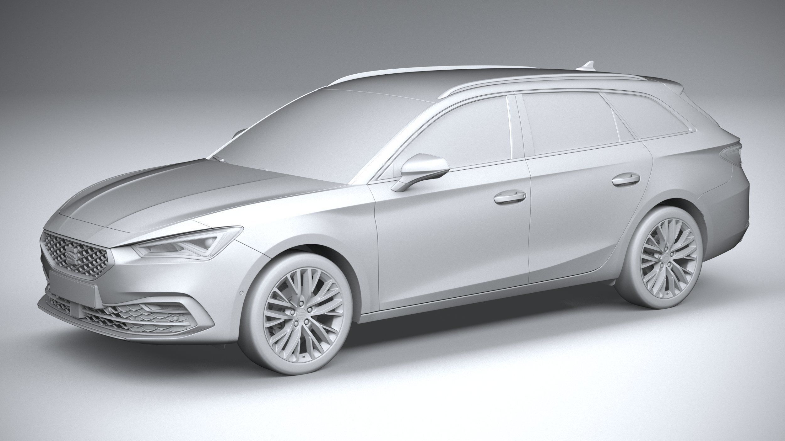 Seat Leon Sportstourer 2020 3D model_19