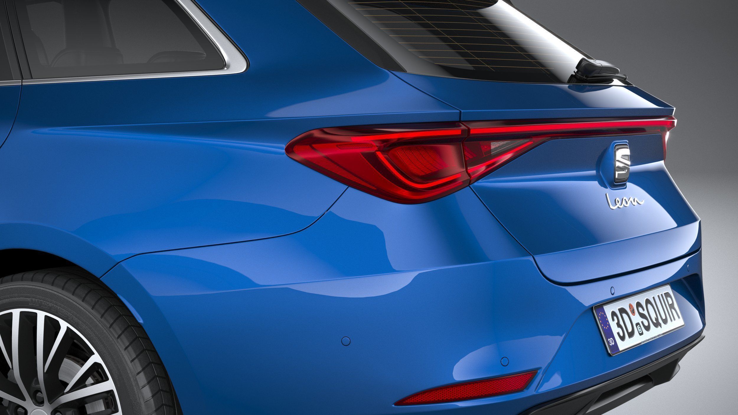 Seat Leon Sportstourer 2020 3D model_6