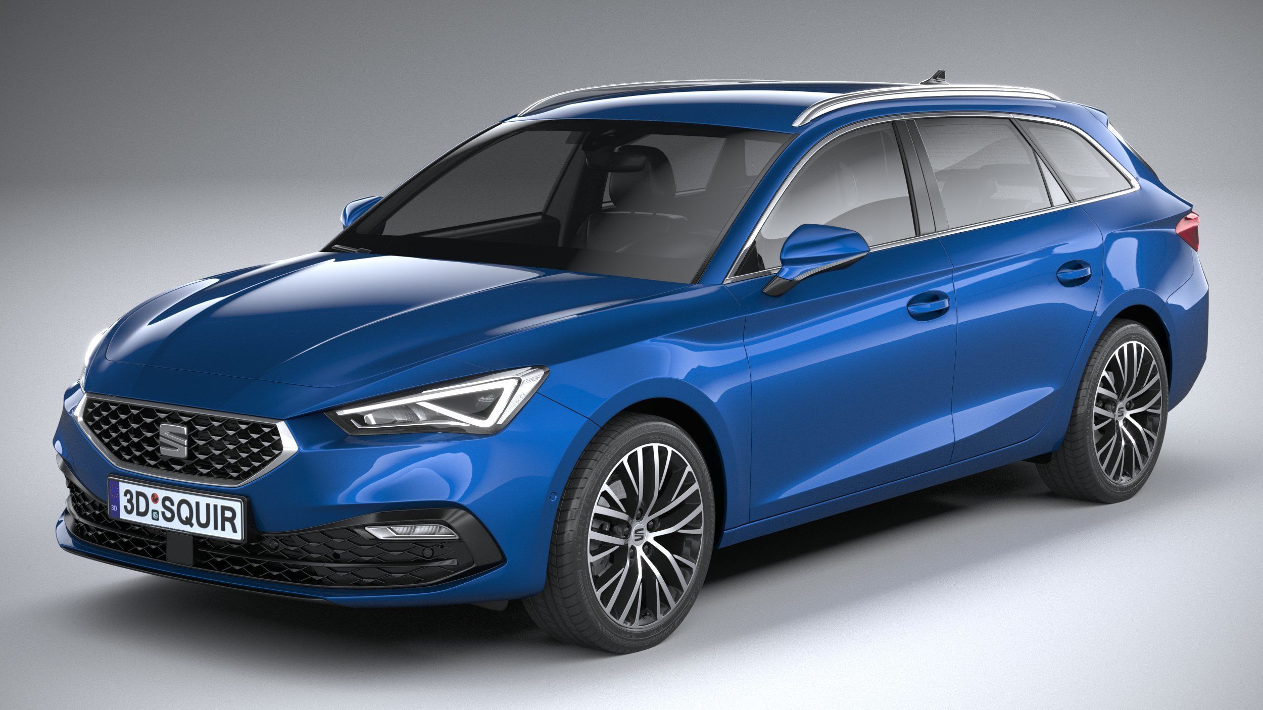 Seat Leon Sportstourer 2020 3D model_1