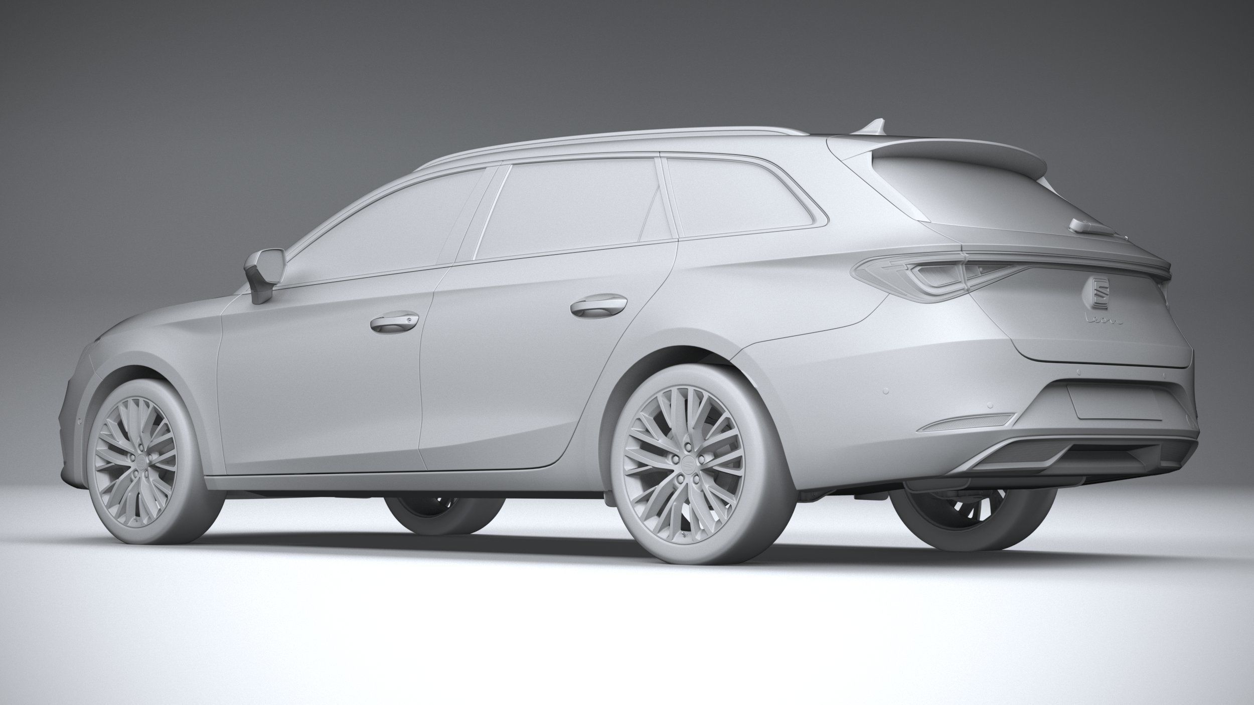 Seat Leon Sportstourer 2020 3D model_21