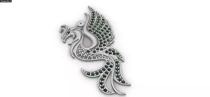 phoenix brooch