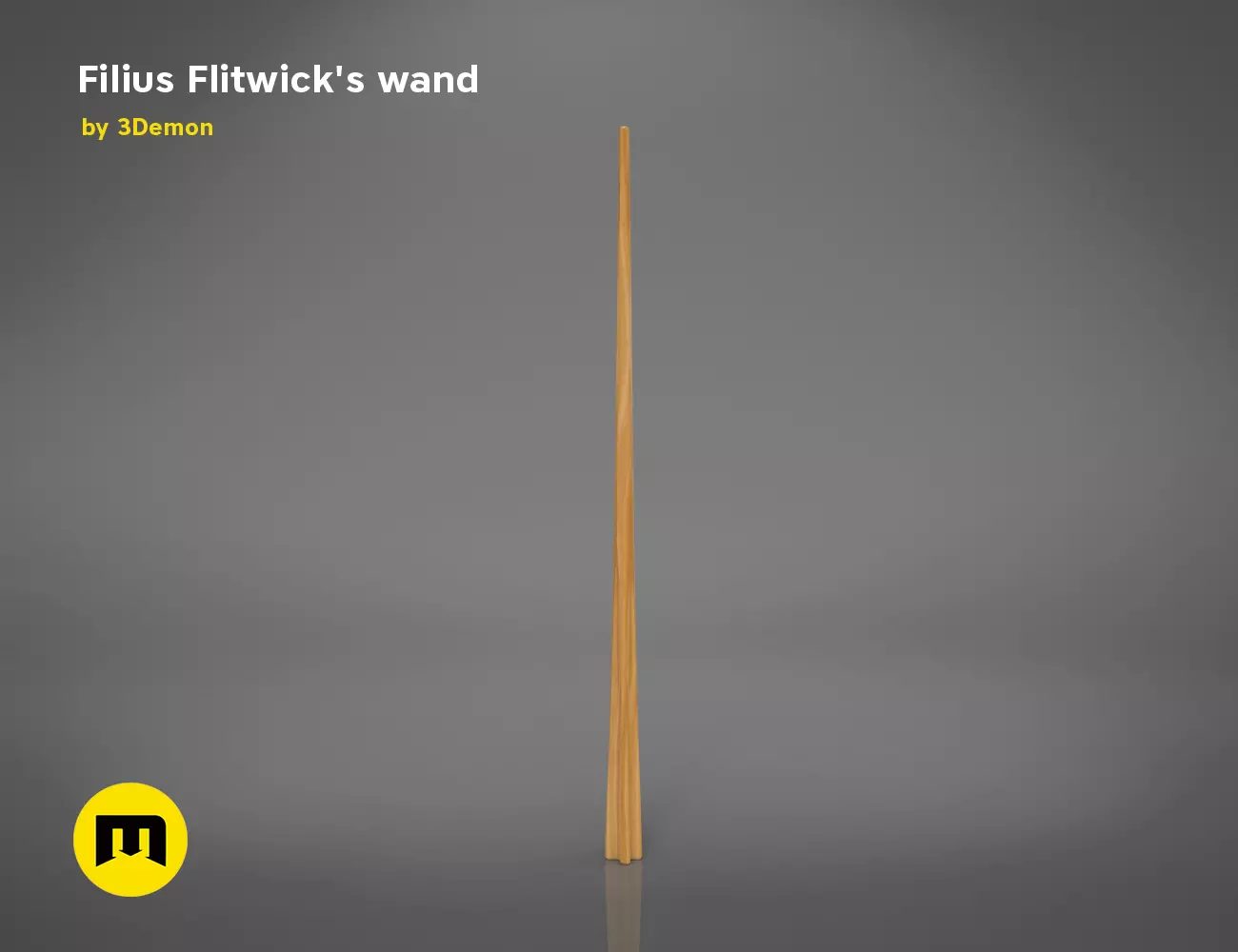 Wand of  Filius Flitwick 3D print model_0