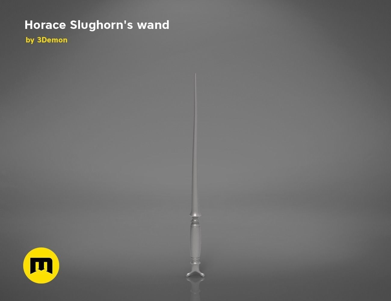 Wand of Horace Slughorn 3D print model_4