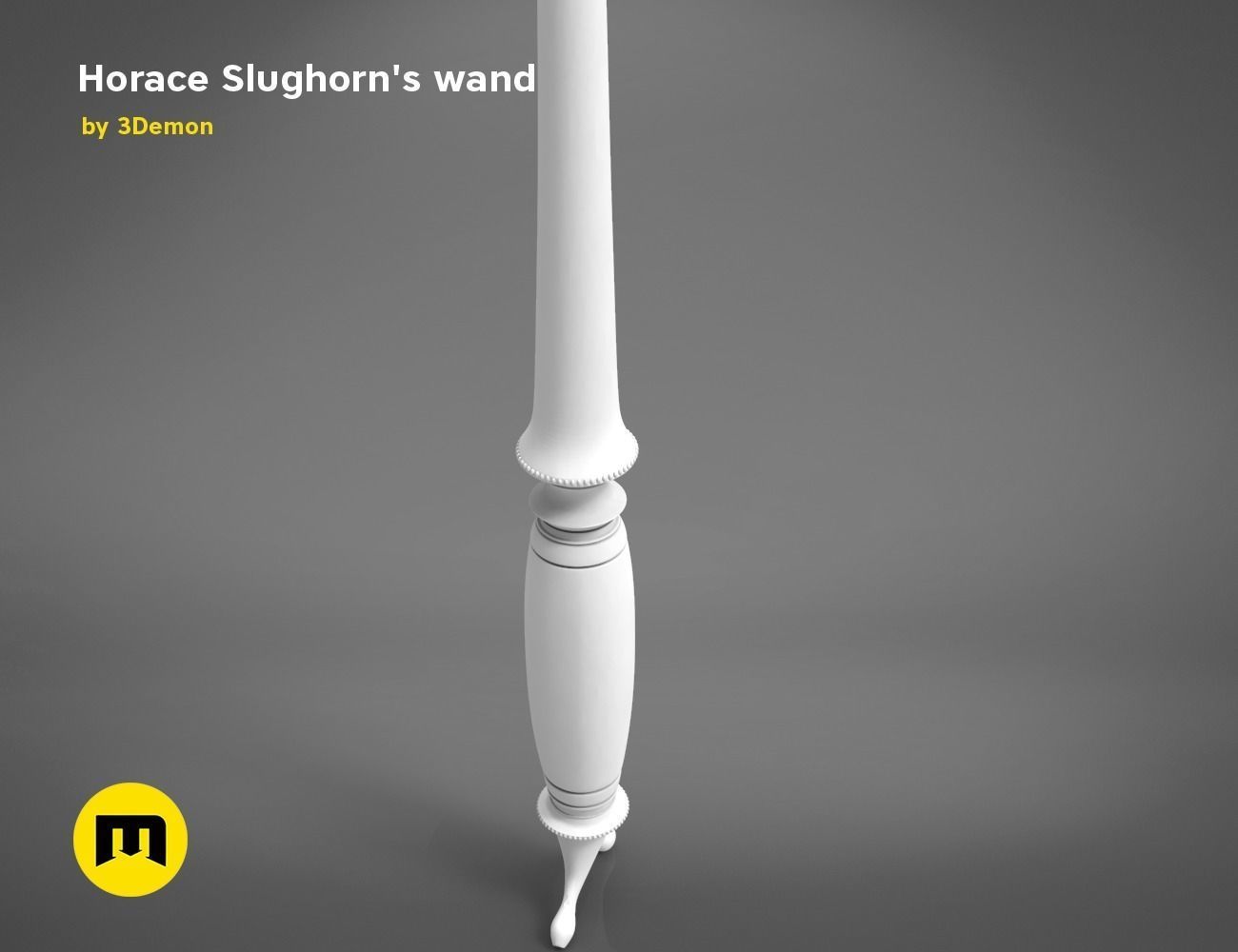 Wand of Horace Slughorn 3D print model_12