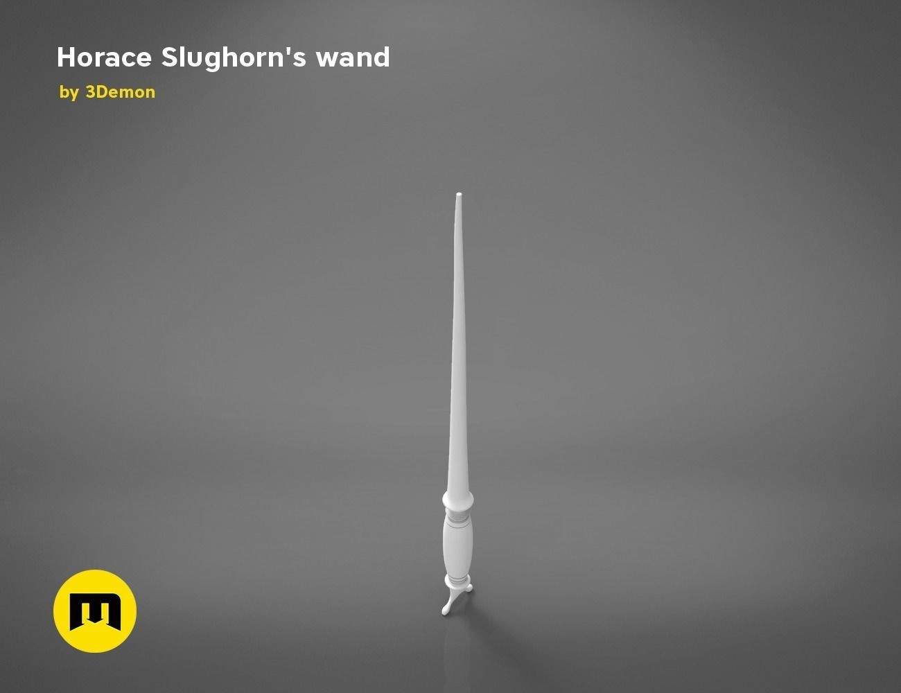 Wand of Horace Slughorn 3D print model_14
