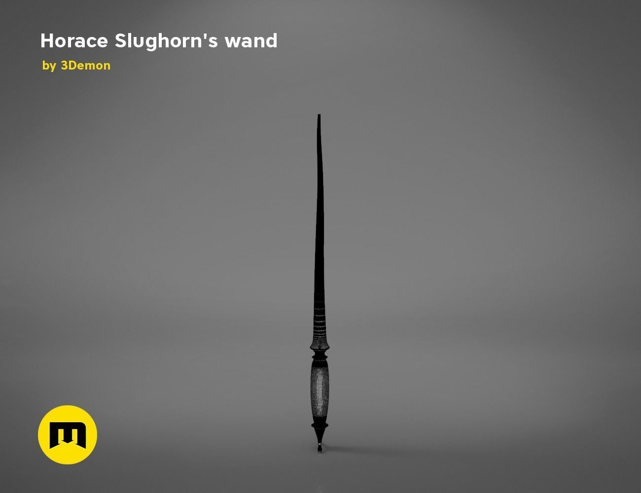 Wand of Horace Slughorn 3D print model_23