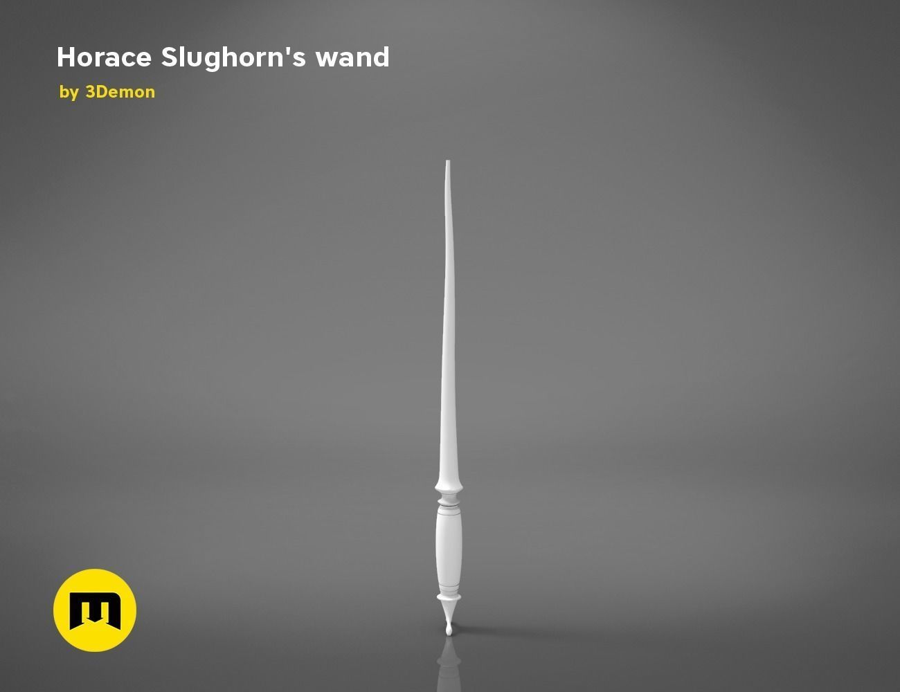 Wand of Horace Slughorn 3D print model_25