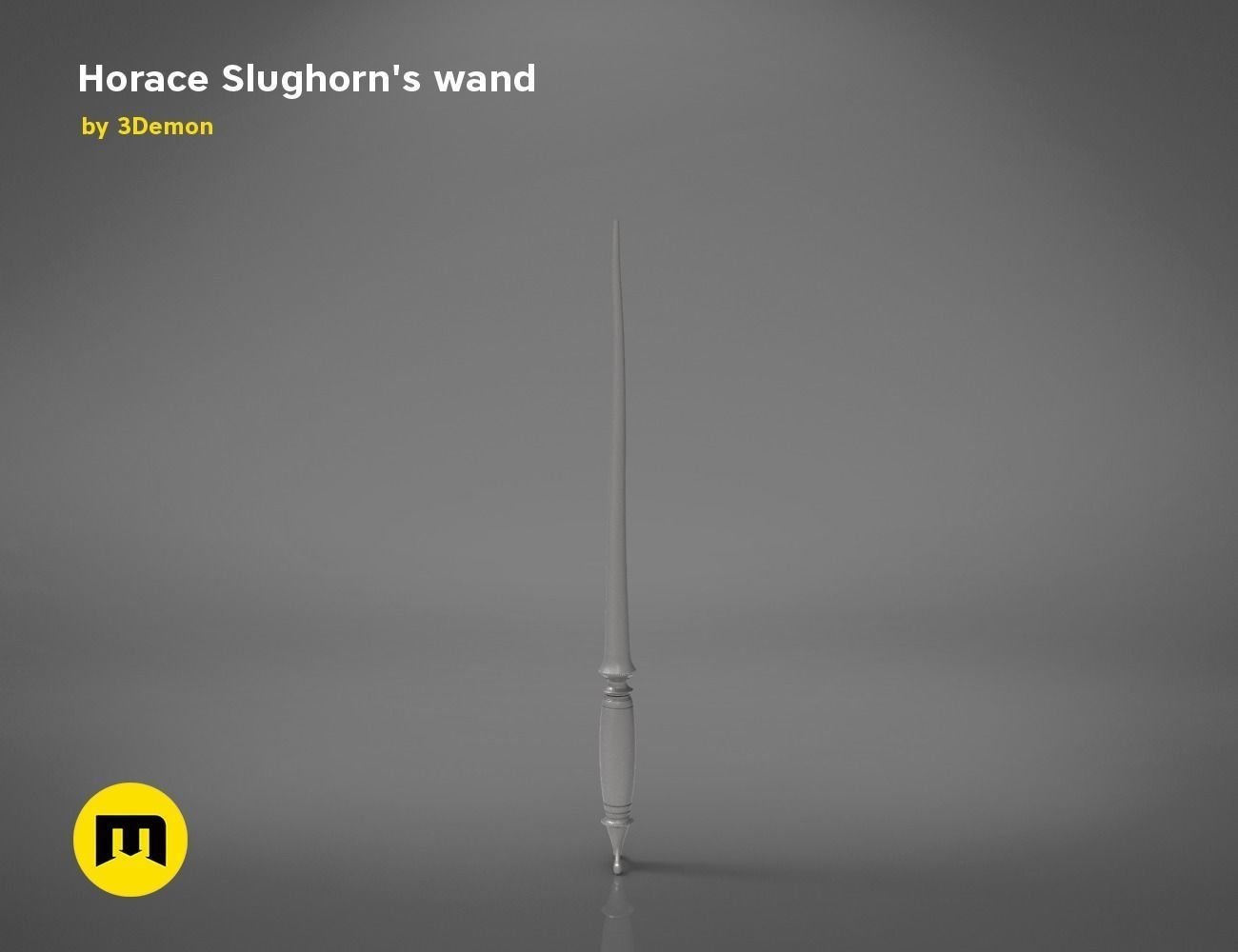 Wand of Horace Slughorn 3D print model_8