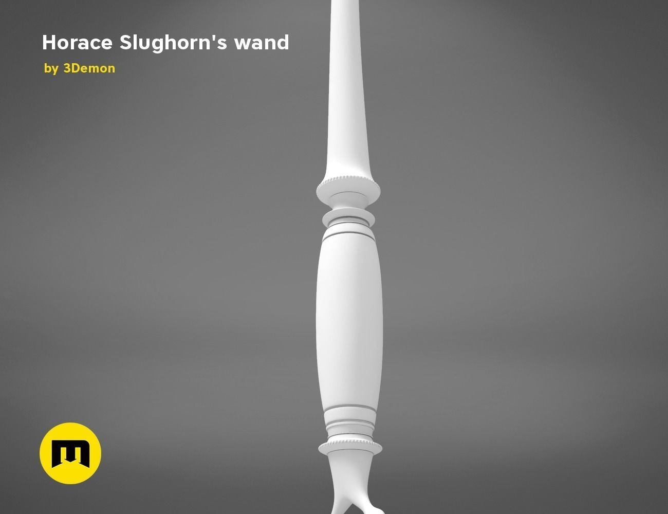 Wand of Horace Slughorn 3D print model_11