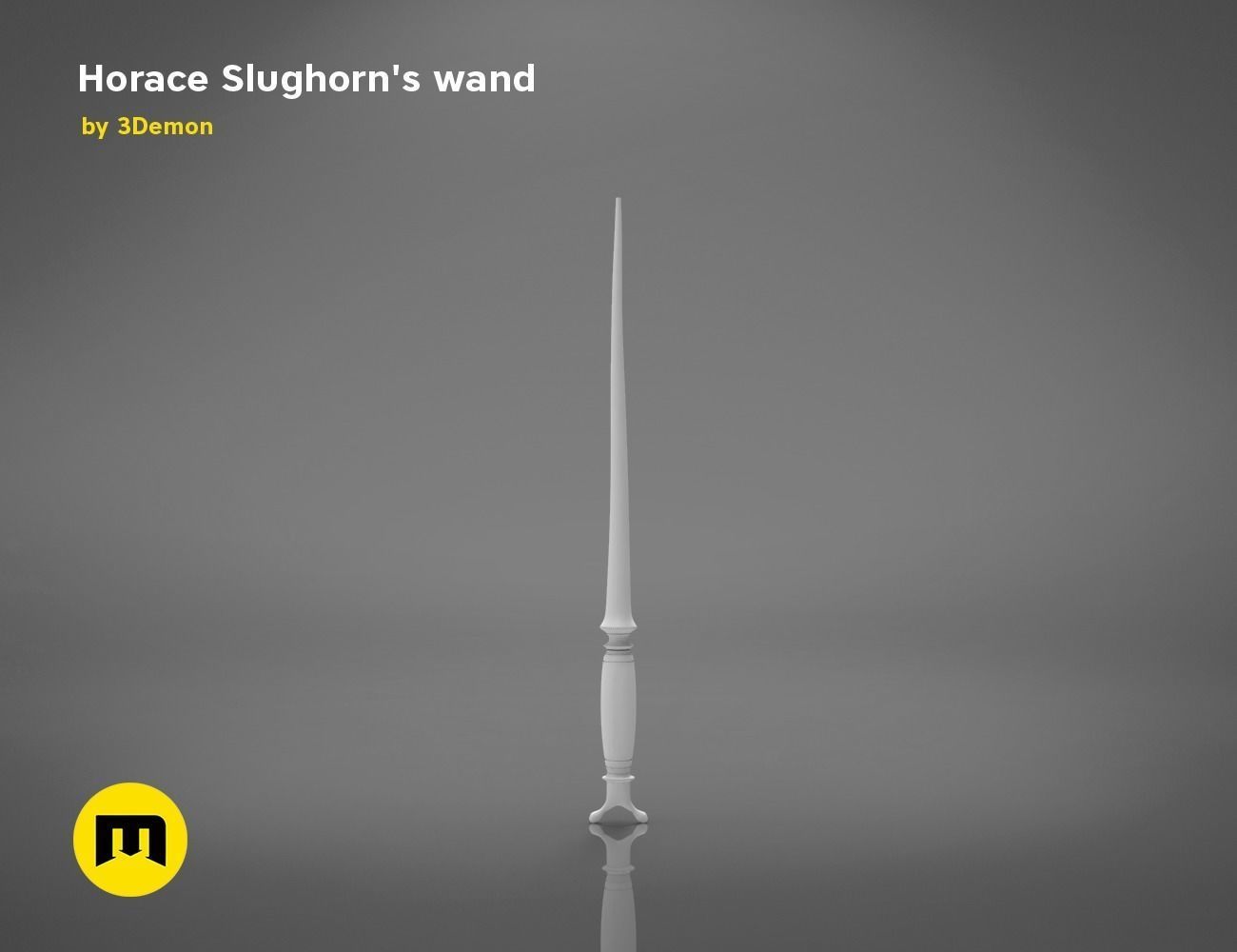 Wand of Horace Slughorn 3D print model_9