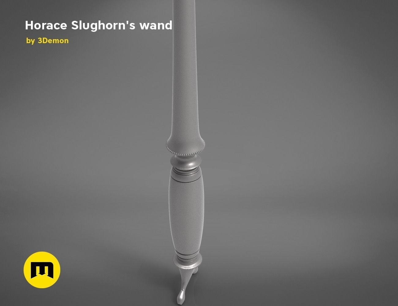 Wand of Horace Slughorn 3D print model_3