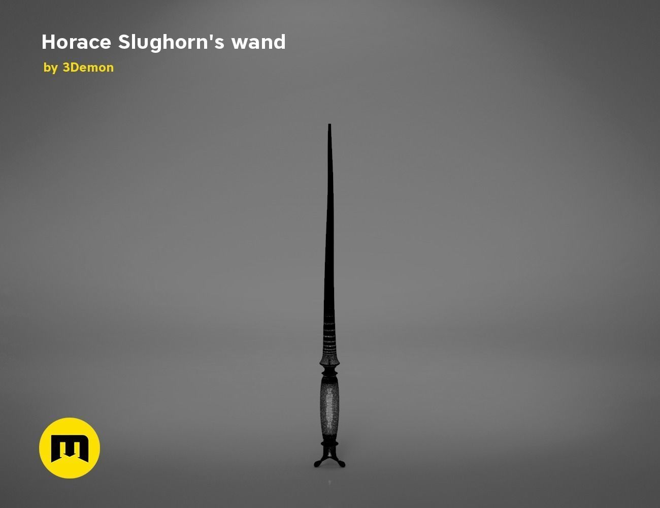Wand of Horace Slughorn 3D print model_19