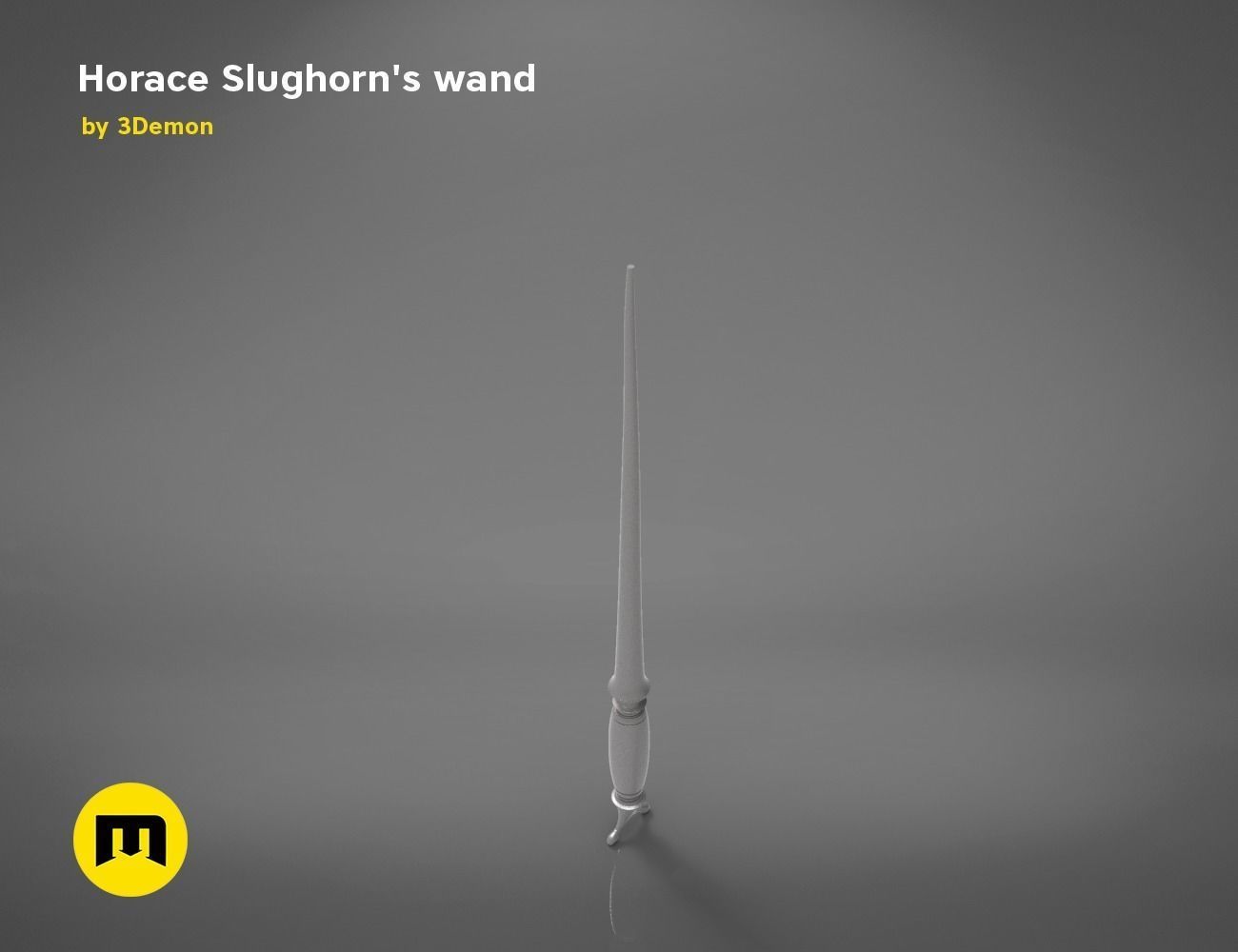 Wand of Horace Slughorn 3D print model_7