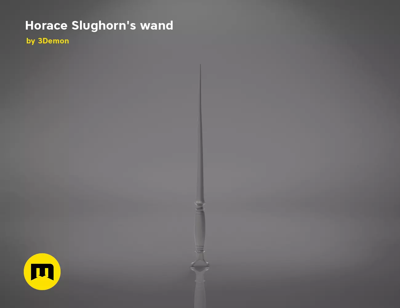 Wand of Horace Slughorn 3D print model_0