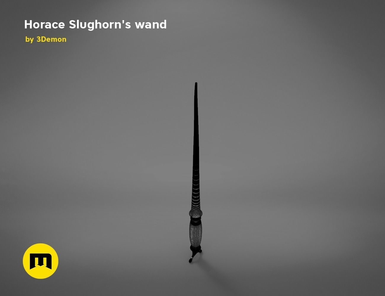 Wand of Horace Slughorn 3D print model_22