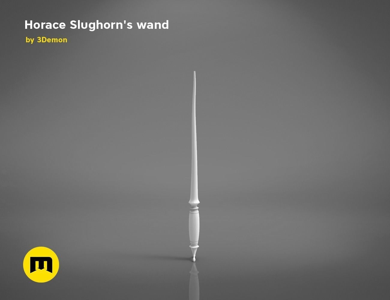 Wand of Horace Slughorn 3D print model_15