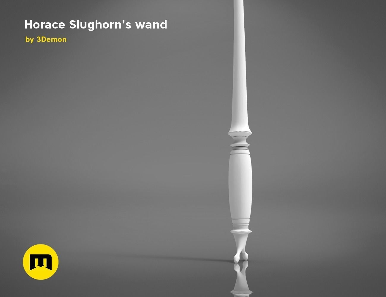 Wand of Horace Slughorn 3D print model_10
