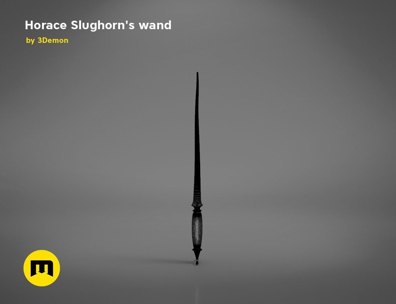 Wand of Horace Slughorn 3D print model_20
